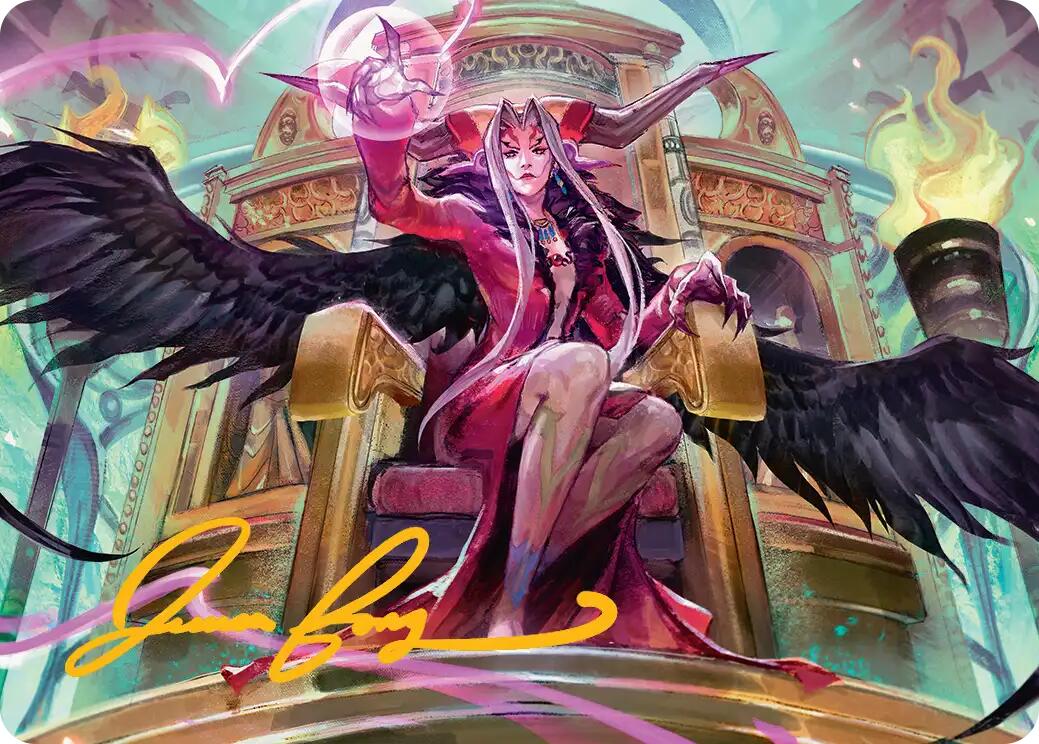 Sorceress's Schemes Art Card (Gold-Stamped Signature) [FINAL FANTASY Art Series] | Spectrum Games