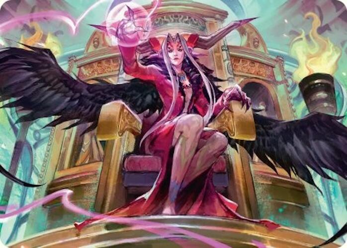 Sorceress's Schemes Art Card [FINAL FANTASY Art Series] | Spectrum Games