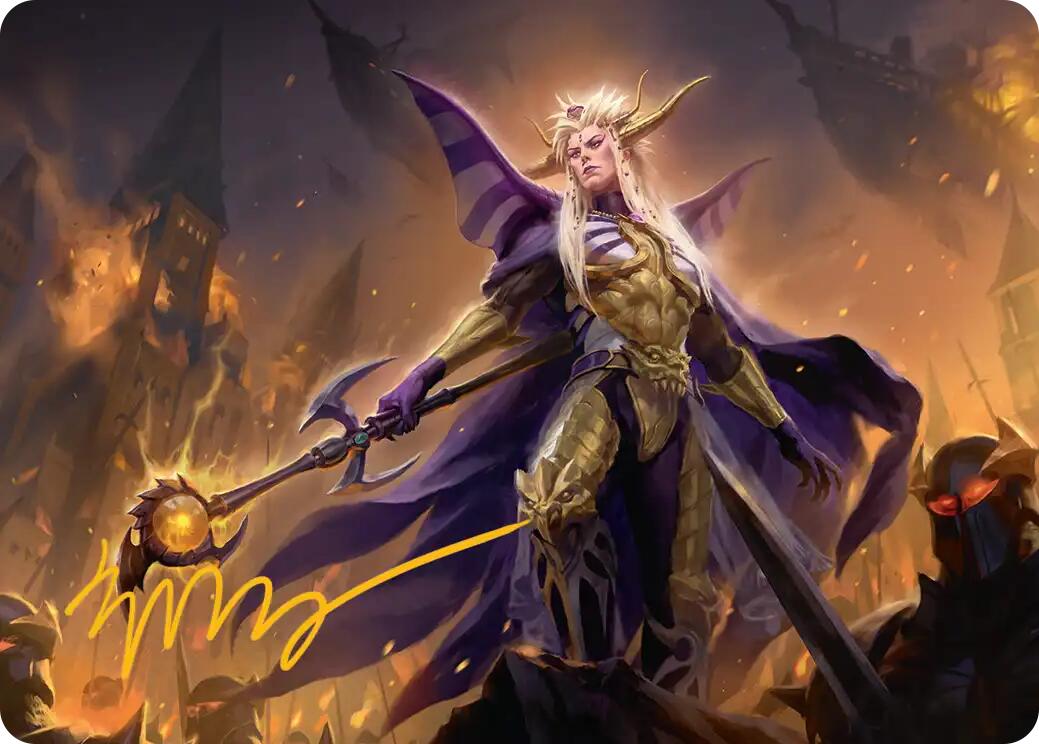 The Emperor of Palamecia Art Card (Gold-Stamped Signature) [FINAL FANTASY Art Series] | Spectrum Games