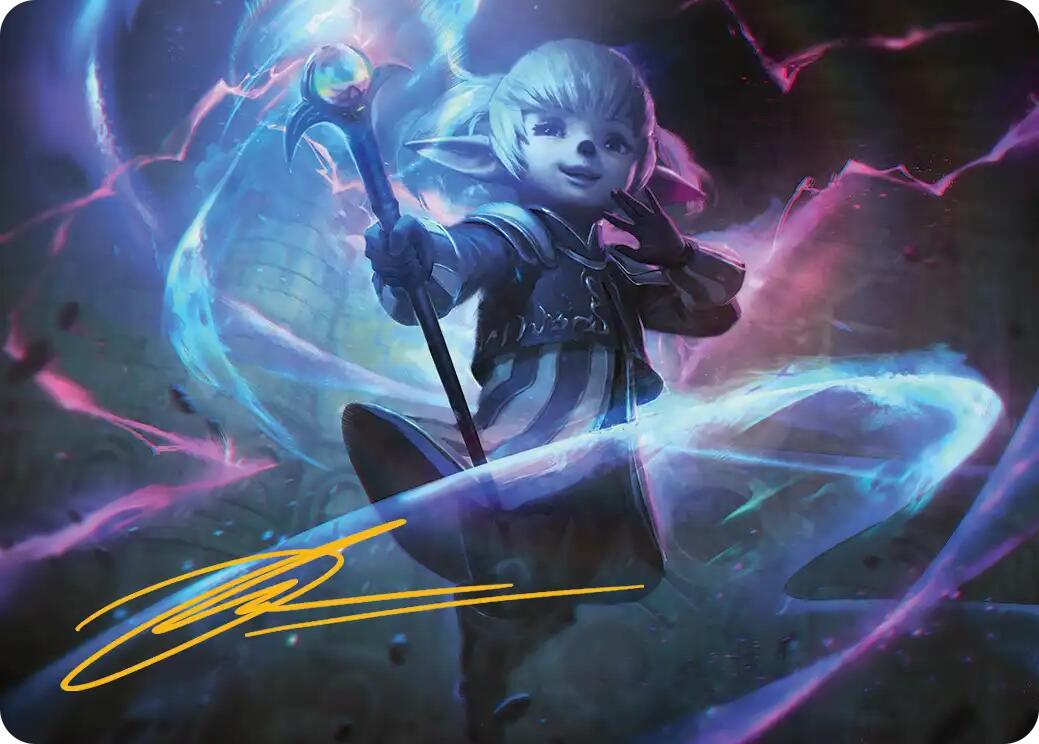 Shantotto, Tactician Magician Art Card (Gold-Stamped Signature) [FINAL FANTASY Art Series] | Spectrum Games