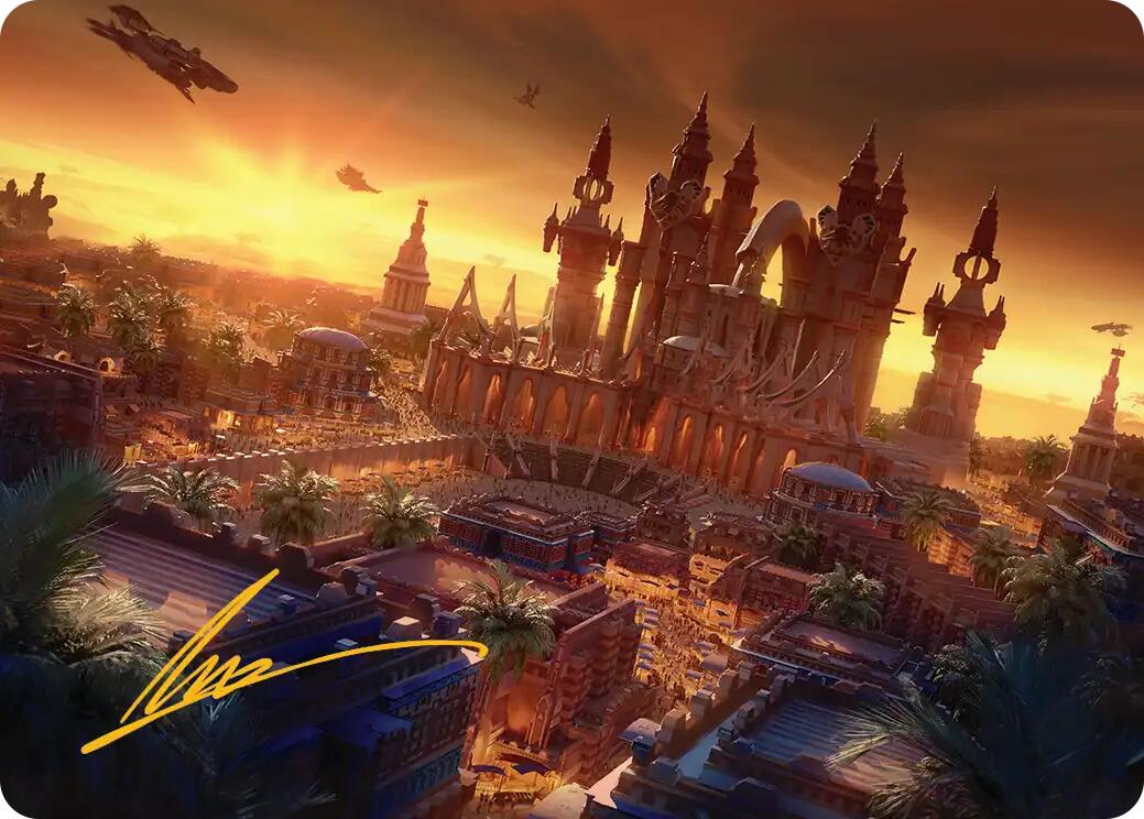 Rabanastre, Royal City Art Card (Gold-Stamped Signature) [FINAL FANTASY Art Series] | Spectrum Games