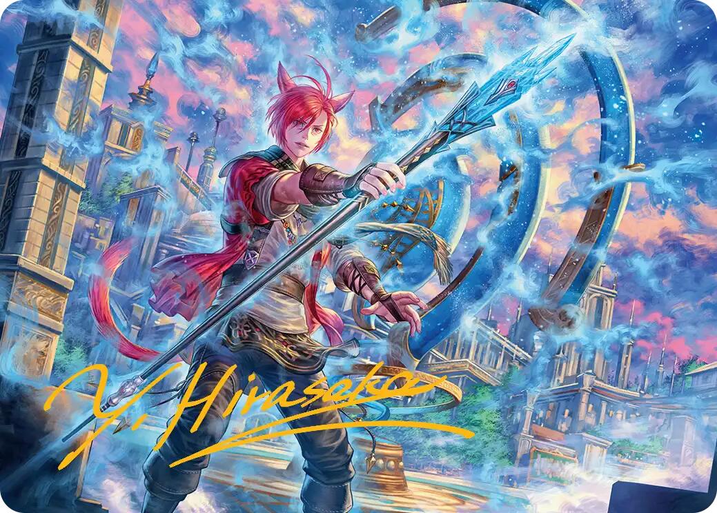 G'raha Tia, Scion Reborn Art Card (19) (Gold-Stamped Signature) [FINAL FANTASY Art Series] | Spectrum Games