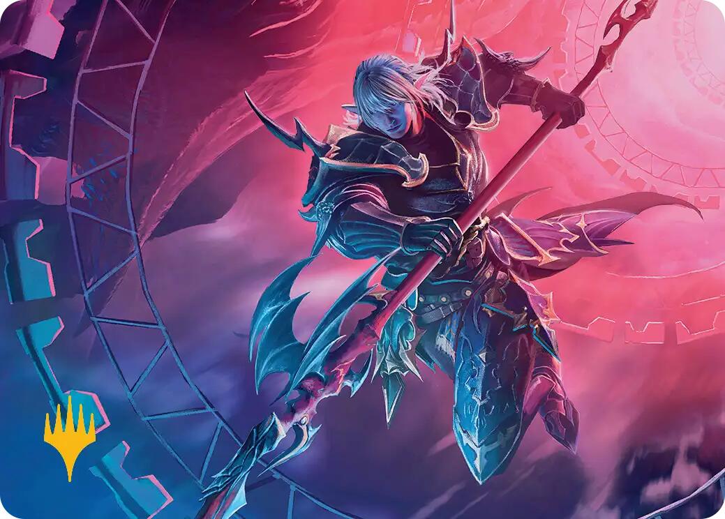 Estinien Varlineau Art Card (Gold-Stamped Planeswalker Symbol) [FINAL FANTASY Art Series] | Spectrum Games