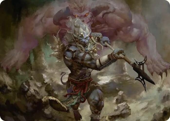 Kimahri, Valiant Guardian Art Card [FINAL FANTASY Art Series] | Spectrum Games