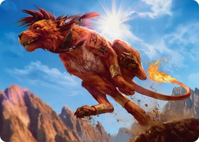Red XIII, Proud Warrior Art Card [FINAL FANTASY Art Series] | Spectrum Games