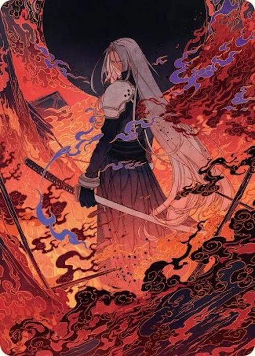 Nibelheim Aflame Art Card [FINAL FANTASY Art Series] | Spectrum Games