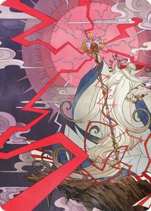 Summon: Esper Ramuh Art Card [FINAL FANTASY Art Series] | Spectrum Games