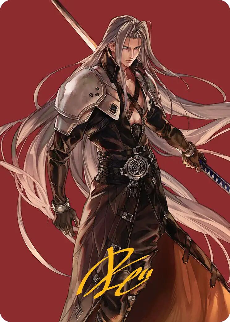 Sephiroth, Fabled SOLDIER Art Card (Gold-Stamped Signature) [FINAL FANTASY Art Series] | Spectrum Games