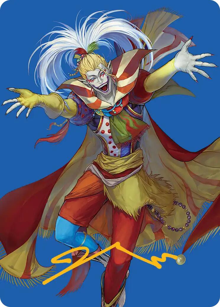 Kefka, Court Mage Art Card (Gold-Stamped Signature) [FINAL FANTASY Art Series] | Spectrum Games