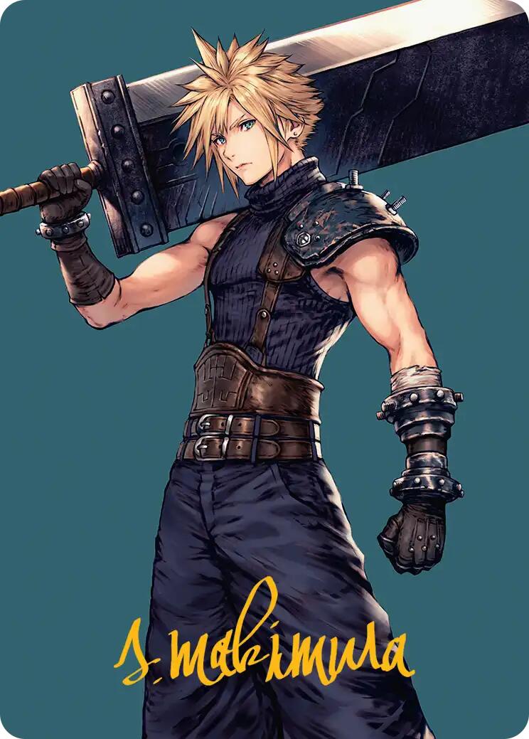 Cloud, Ex-SOLDIER Art Card (Gold-Stamped Signature) [FINAL FANTASY Art Series] | Spectrum Games