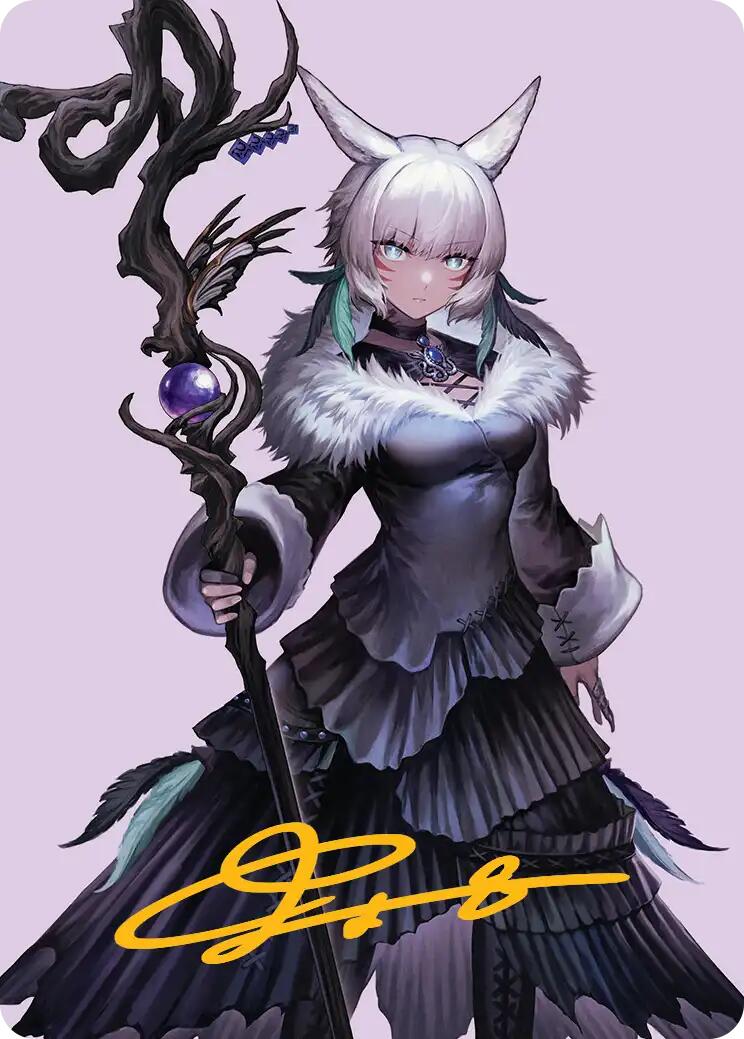 Y'shtola, Night's Blessed Art Card (53) (Gold-Stamped Signature) [FINAL FANTASY Art Series] | Spectrum Games