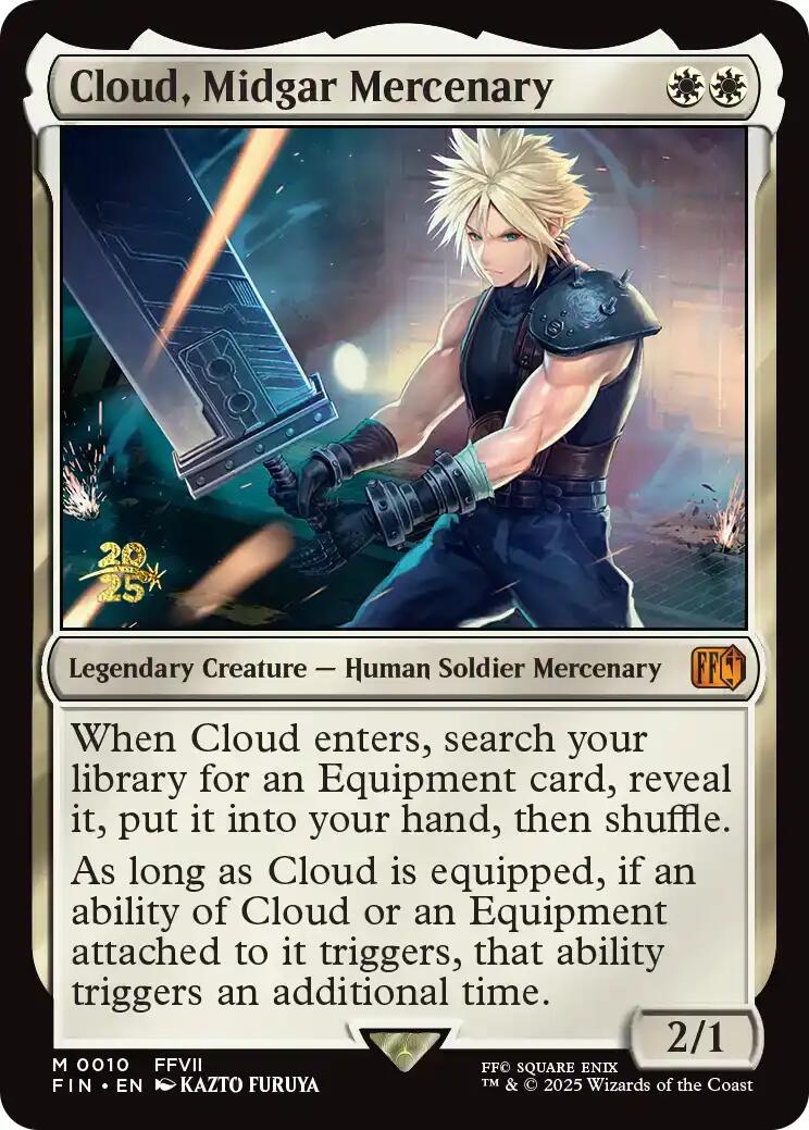 Cloud, Midgar Mercenary [FINAL FANTASY Prerelease Promo] | Spectrum Games