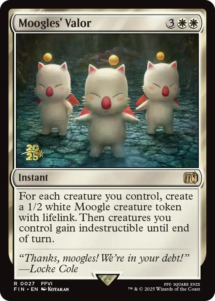 Moogles' Valor [FINAL FANTASY Prerelease Promo] | Spectrum Games