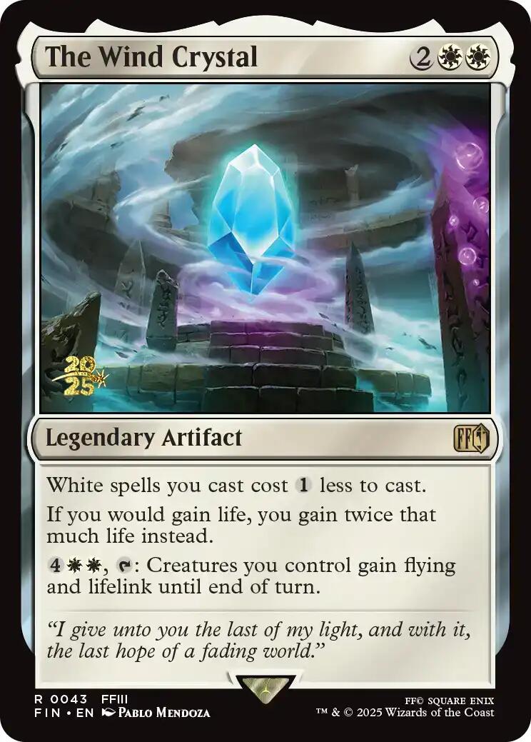 The Wind Crystal [FINAL FANTASY Prerelease Promo] | Spectrum Games