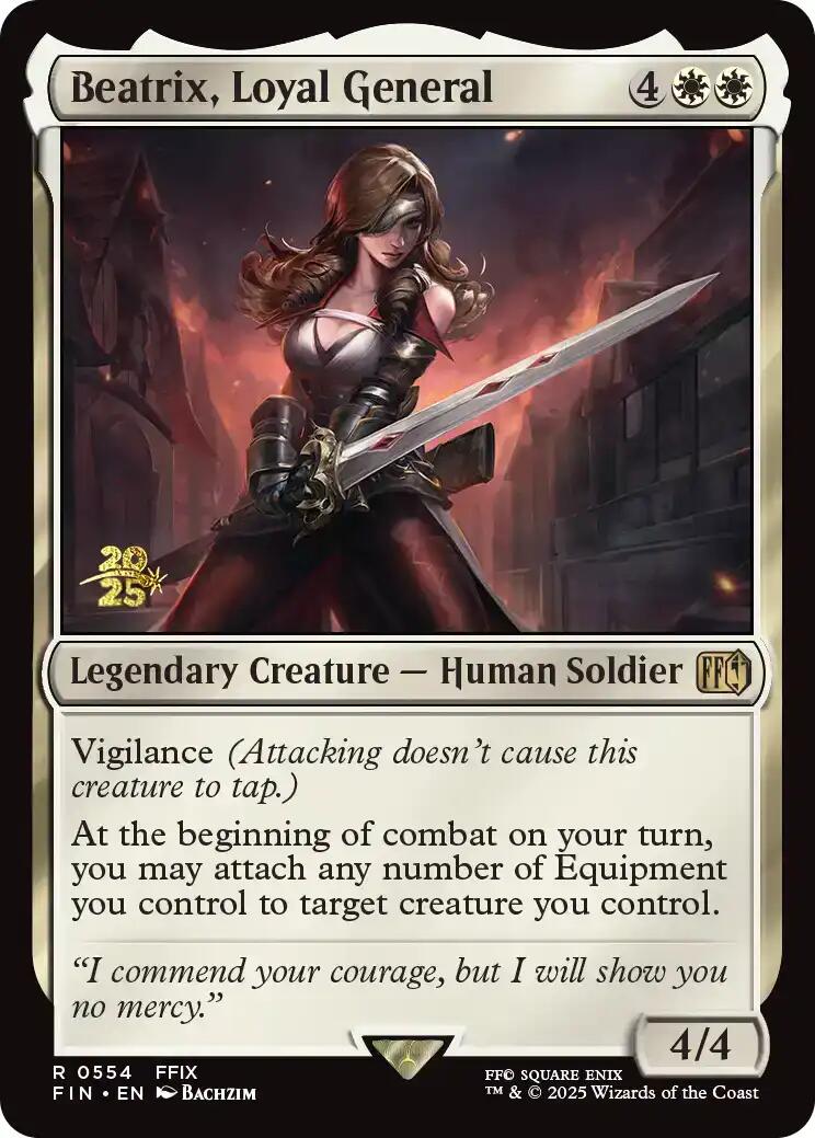 Beatrix, Loyal General [FINAL FANTASY Prerelease Promo] | Spectrum Games