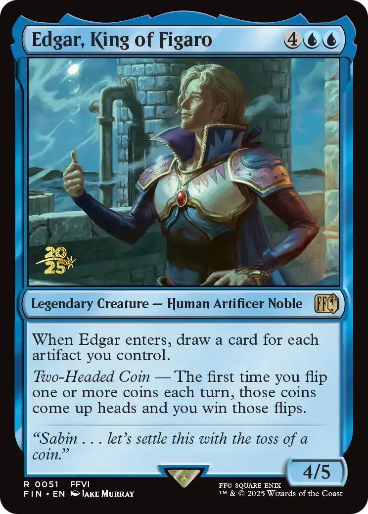 Edgar, King of Figaro [FINAL FANTASY Prerelease Promo] | Spectrum Games