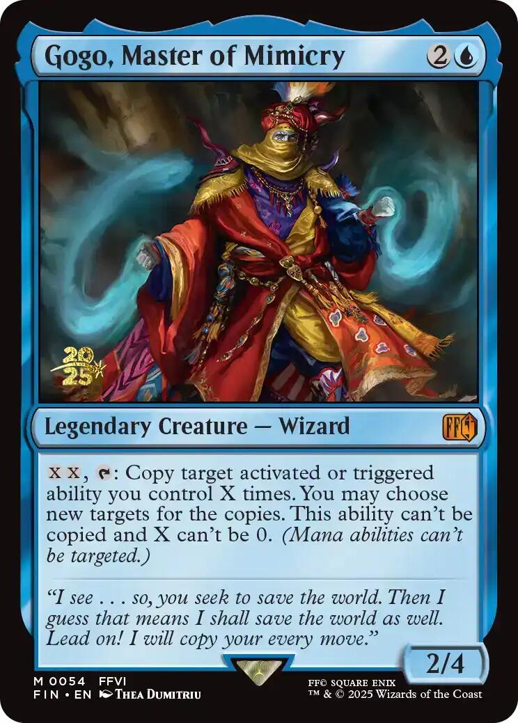Gogo, Master of Mimicry [FINAL FANTASY Prerelease Promo] | Spectrum Games