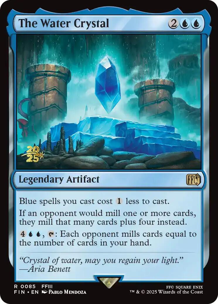 The Water Crystal [FINAL FANTASY Prerelease Promo] | Spectrum Games