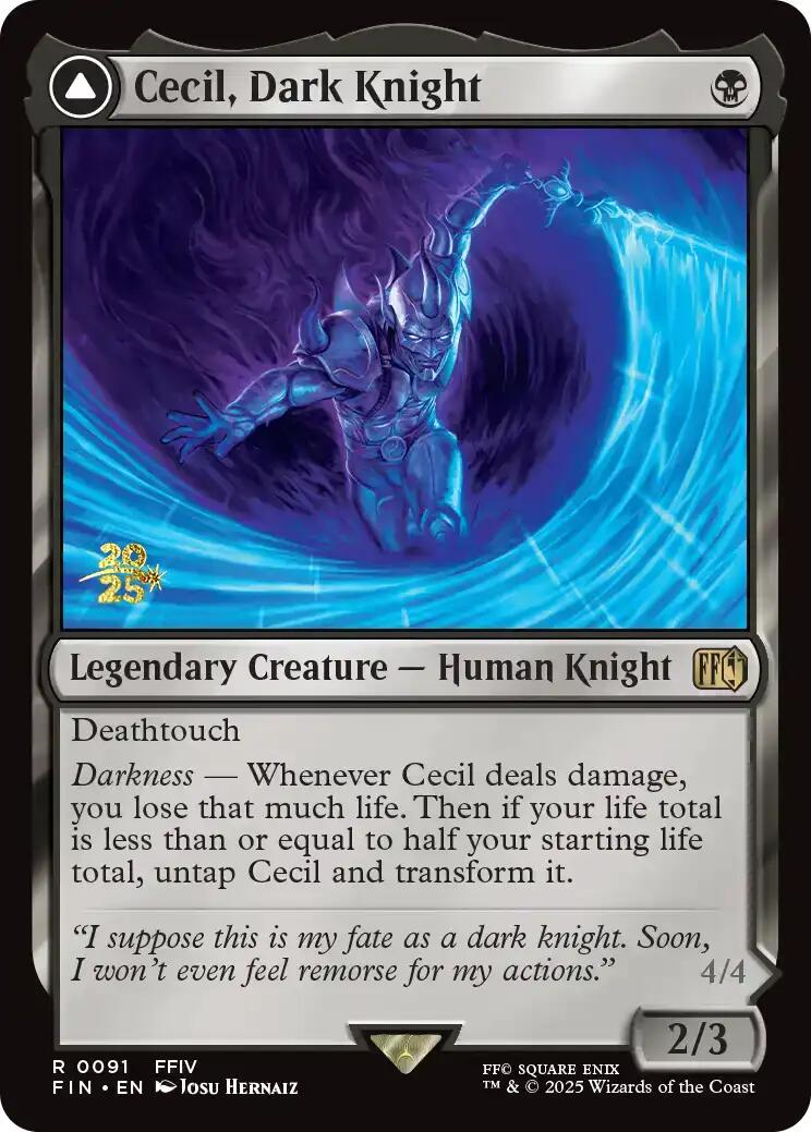 Cecil, Dark Knight [FINAL FANTASY Prerelease Promo] | Spectrum Games