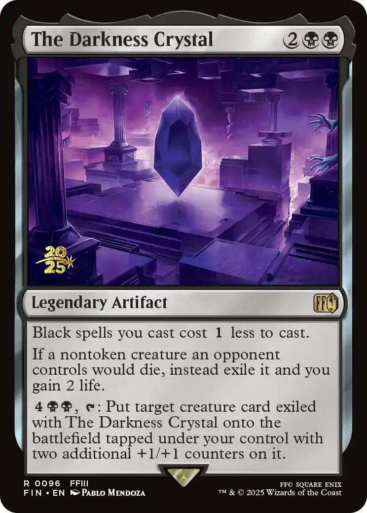 The Darkness Crystal [FINAL FANTASY Prerelease Promo] | Spectrum Games