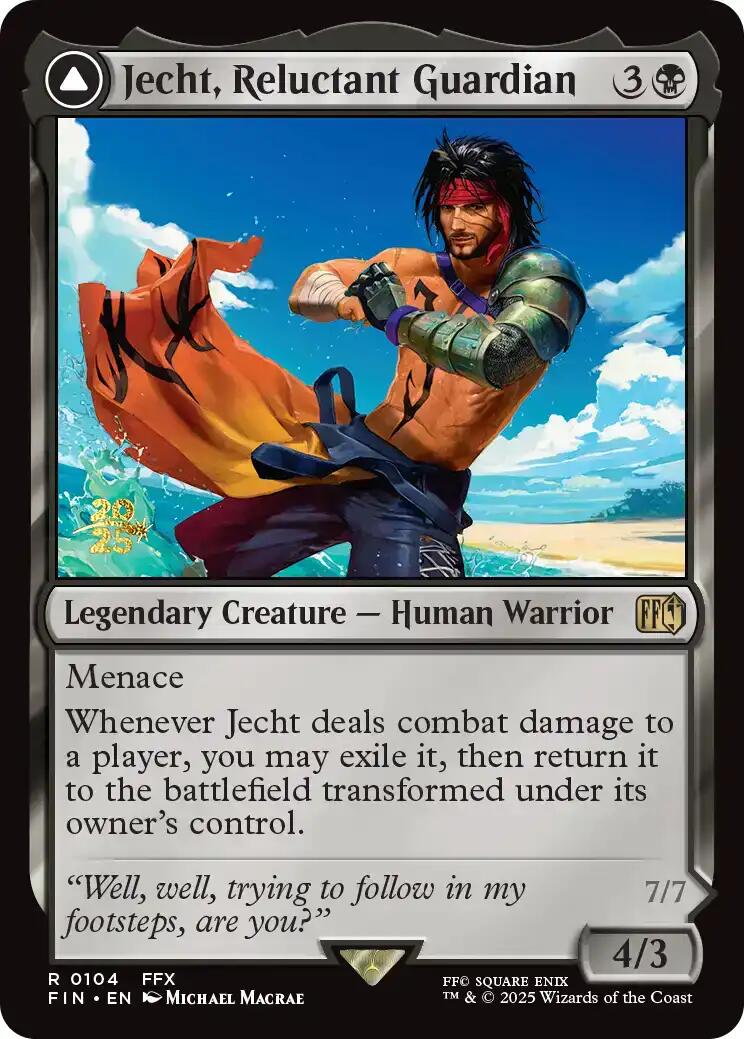 Jecht, Reluctant Guardian // Braska's Final Aeon [FINAL FANTASY Prerelease Promo] | Spectrum Games