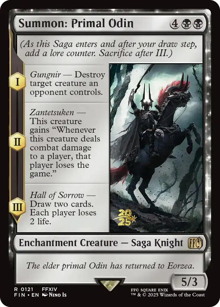 Summon: Primal Odin [FINAL FANTASY Prerelease Promo] | Spectrum Games