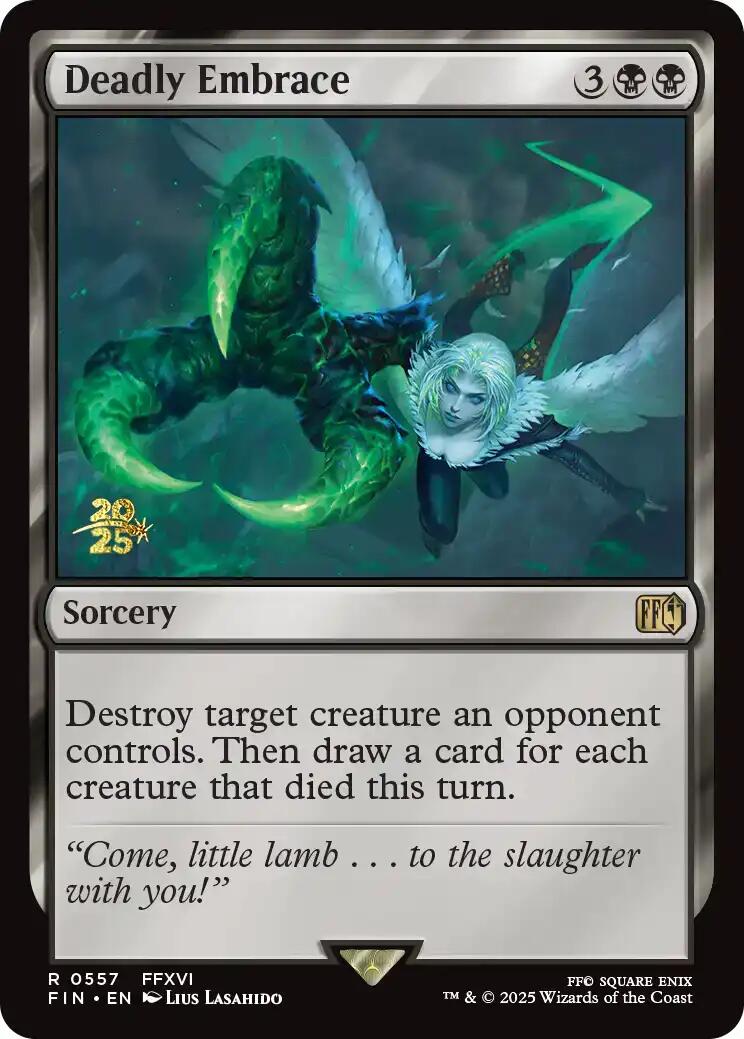 Deadly Embrace [FINAL FANTASY Prerelease Promo] | Spectrum Games