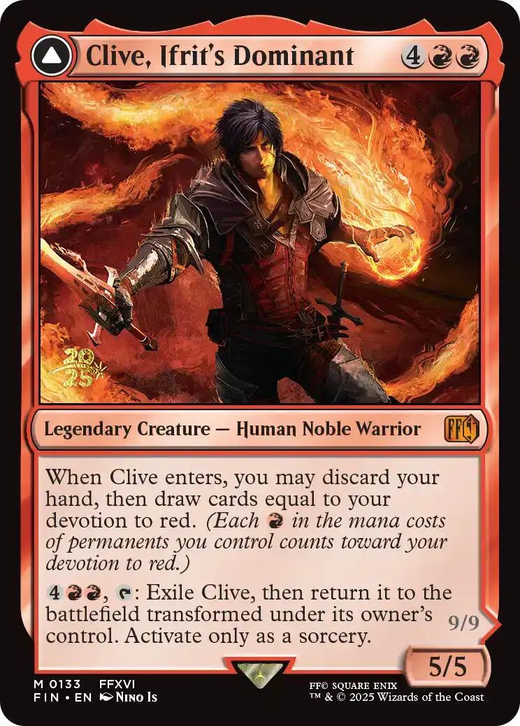 Clive, Ifrit's Dominant [FINAL FANTASY Prerelease Promo] | Spectrum Games