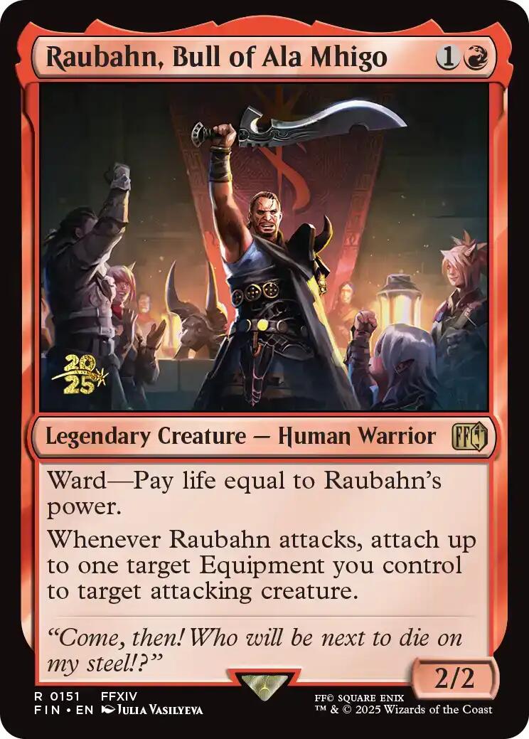Raubahn, Bull of Ala Mhigo [FINAL FANTASY Prerelease Promo] | Spectrum Games