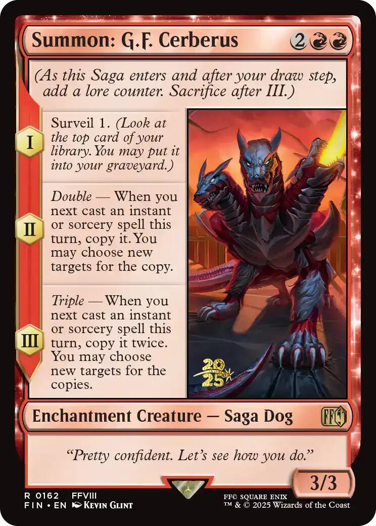 Summon: G.F. Cerberus [FINAL FANTASY Prerelease Promo] | Spectrum Games