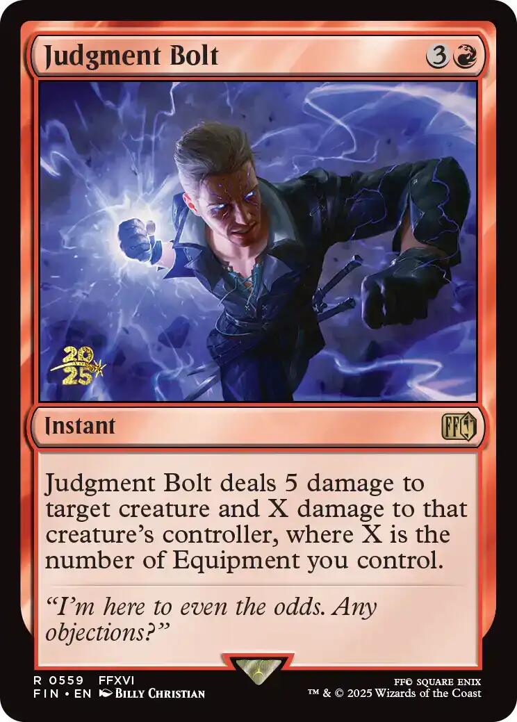 Judgment Bolt [FINAL FANTASY Prerelease Promo] | Spectrum Games