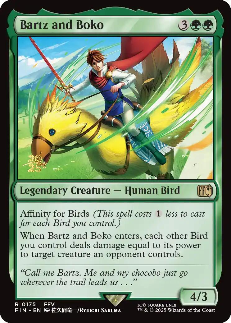 Bartz and Boko [FINAL FANTASY Prerelease Promo] | Spectrum Games
