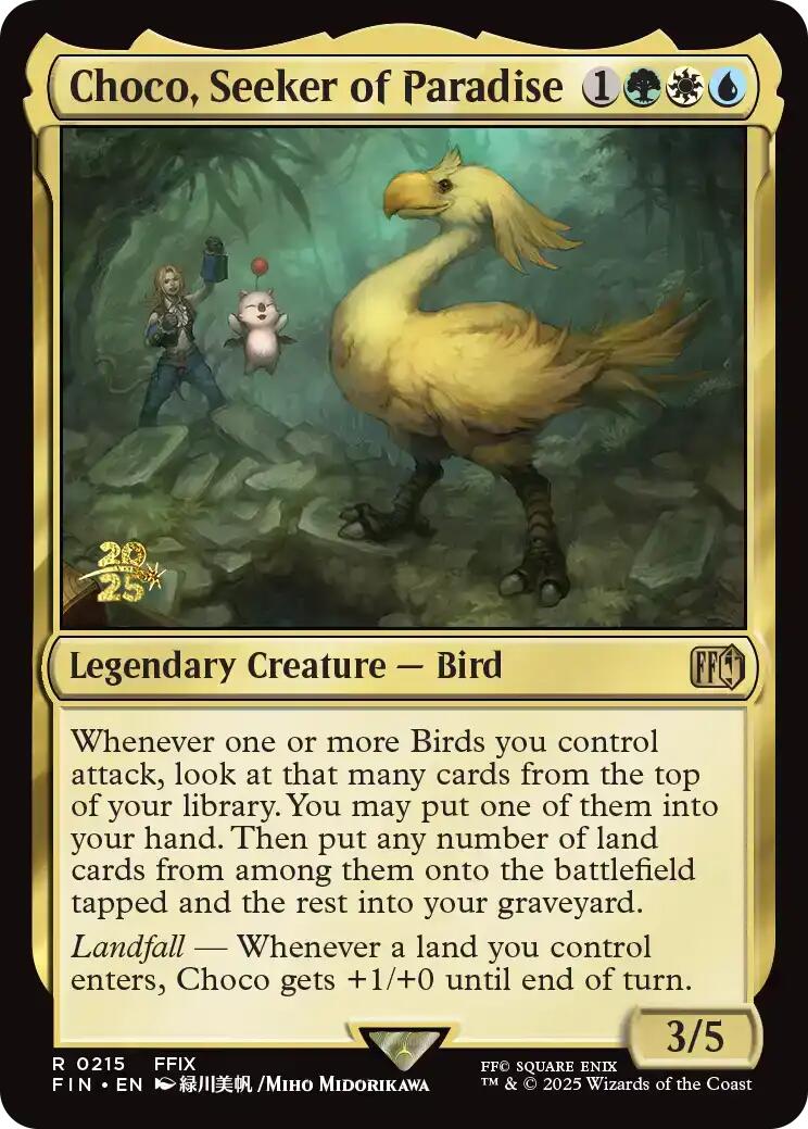 Choco, Seeker of Paradise [FINAL FANTASY Prerelease Promo] | Spectrum Games