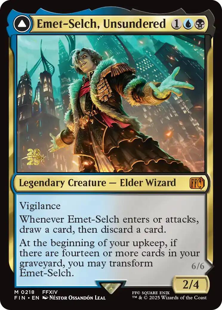 Emet-Selch, Unsundered // Hades, Sorcerer of Eld [FINAL FANTASY Prerelease Promo] | Spectrum Games
