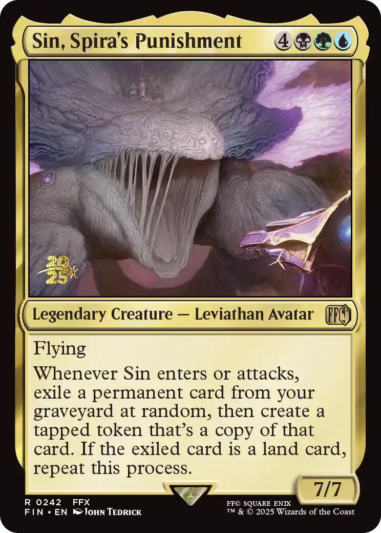 Sin, Spira's Punishment [FINAL FANTASY Prerelease Promo] | Spectrum Games