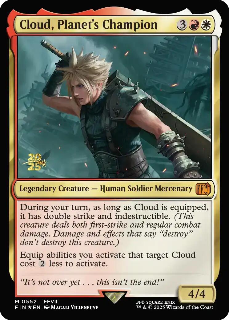 Cloud, Planet's Champion [FINAL FANTASY Prerelease Promo] | Spectrum Games
