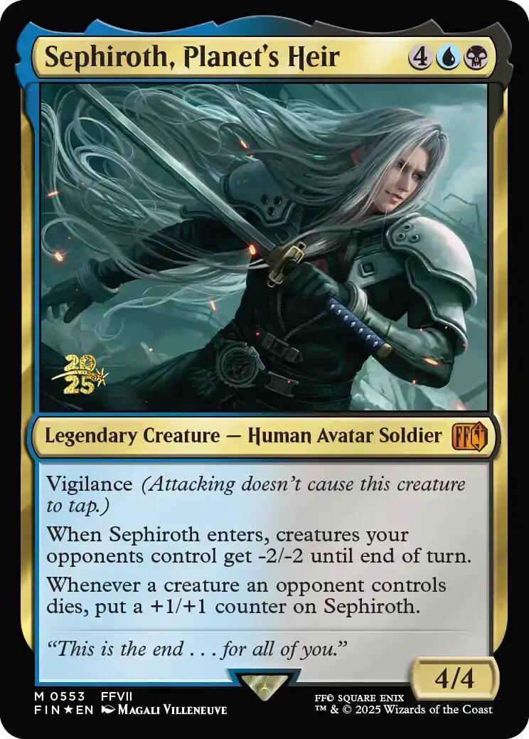 Sephiroth, Planet's Heir [FINAL FANTASY Prerelease Promo] | Spectrum Games