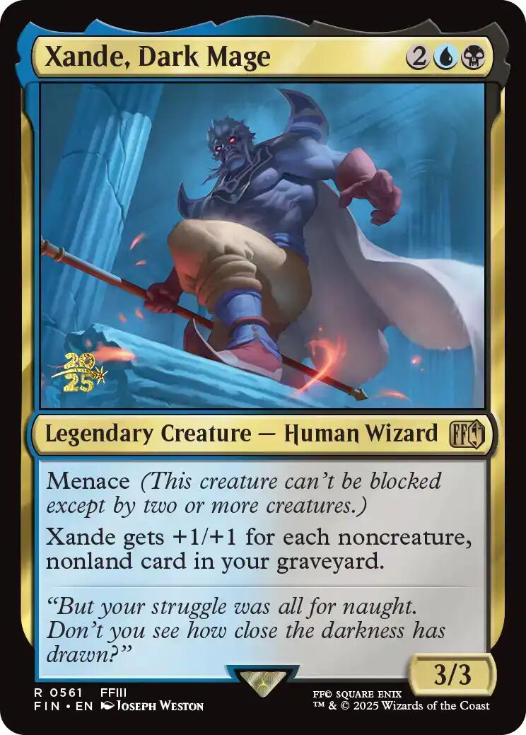 Xande, Dark Mage [FINAL FANTASY Prerelease Promo] | Spectrum Games