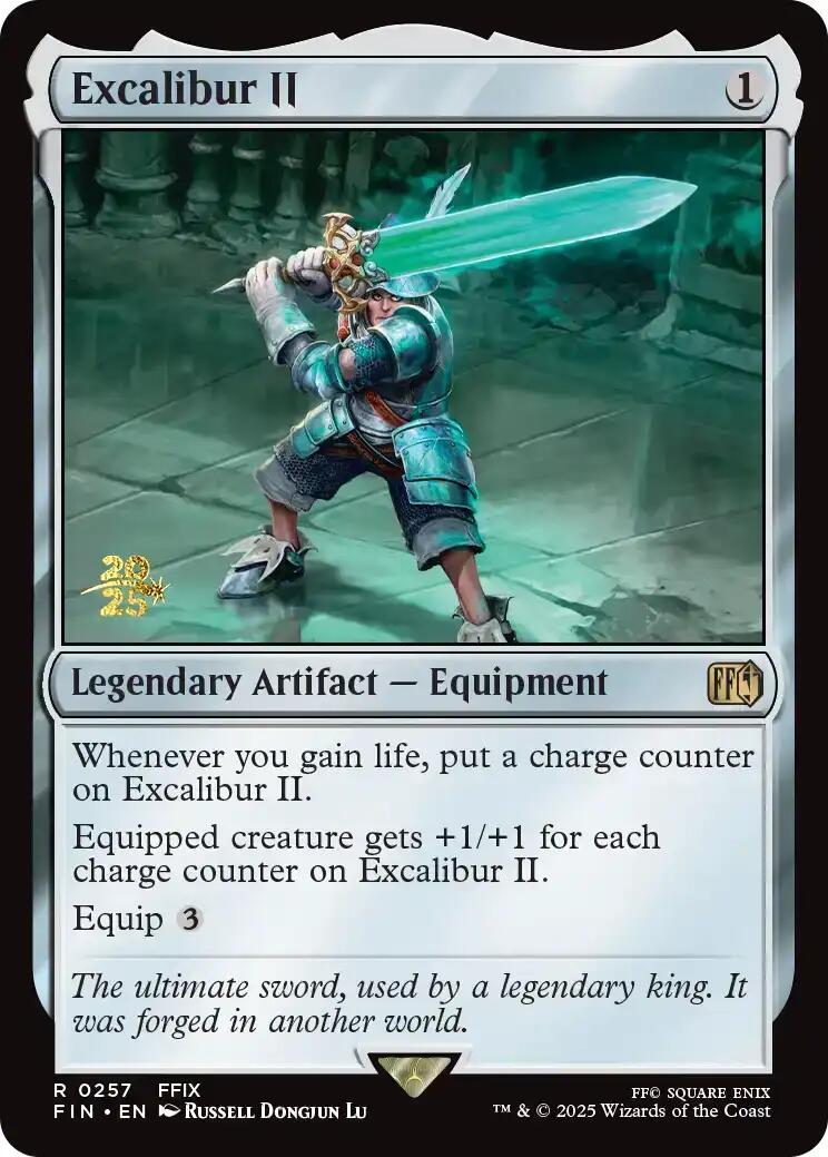 Excalibur II [FINAL FANTASY Prerelease Promo] | Spectrum Games