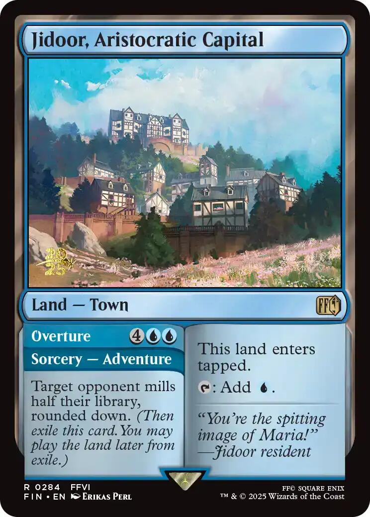 Jidoor, Aristocratic Capital [FINAL FANTASY Prerelease Promo] | Spectrum Games