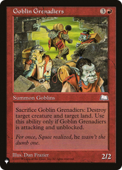 Goblin Grenadiers [The List Reprints] | Spectrum Games