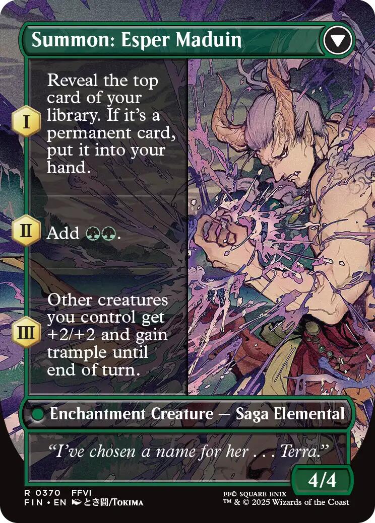 Esper Origins // Summon: Esper Maduin (Borderless) [FINAL FANTASY] | Spectrum Games