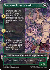 Esper Origins // Summon: Esper Maduin (Borderless) [FINAL FANTASY] | Spectrum Games