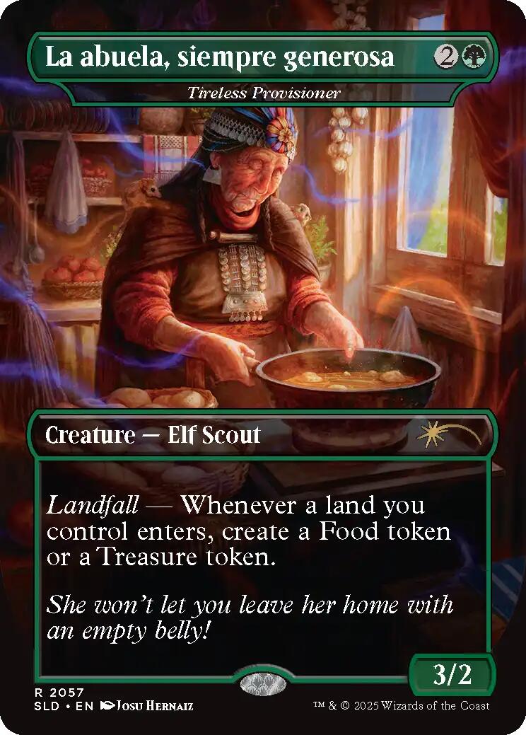 La abuela, siempre generosa - Tireless Provisioner [Secret Lair Drop Series] | Spectrum Games