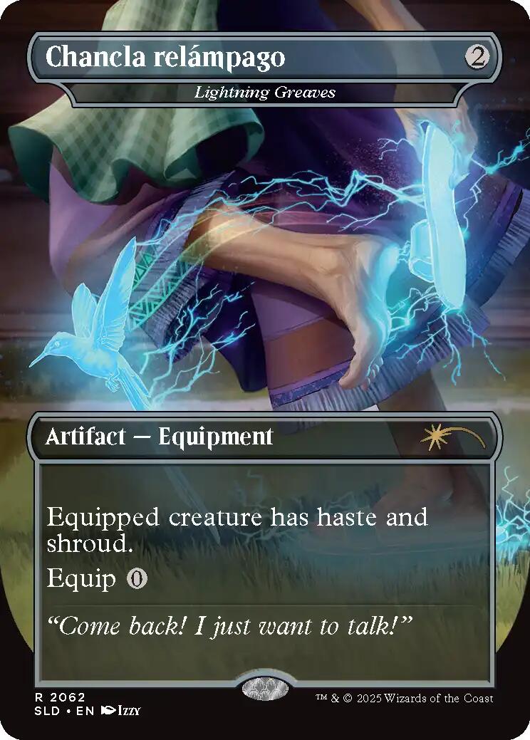 Chancla relampago - Lightning Greaves [Secret Lair Drop Series] | Spectrum Games