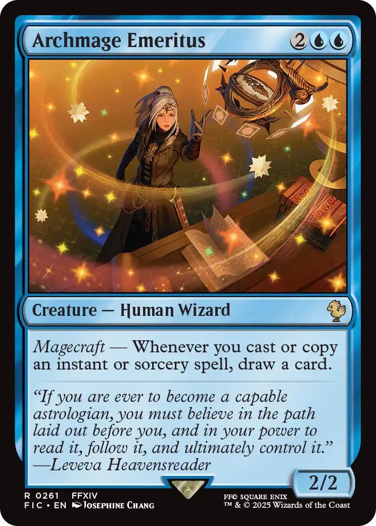 Archmage Emeritus (Surge Foil) [FINAL FANTASY Commander] | Spectrum Games
