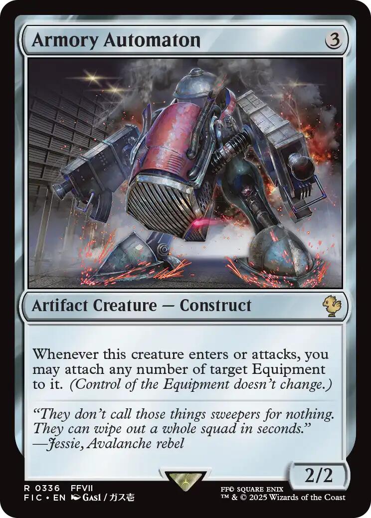 Armory Automaton (Surge Foil) [FINAL FANTASY Commander] | Spectrum Games