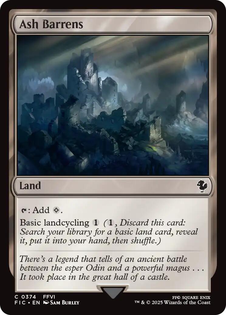 Ash Barrens (Surge Foil) [FINAL FANTASY Commander] | Spectrum Games