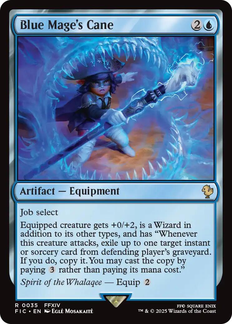 Blue Mage's Cane (Surge Foil) [FINAL FANTASY Commander] | Spectrum Games