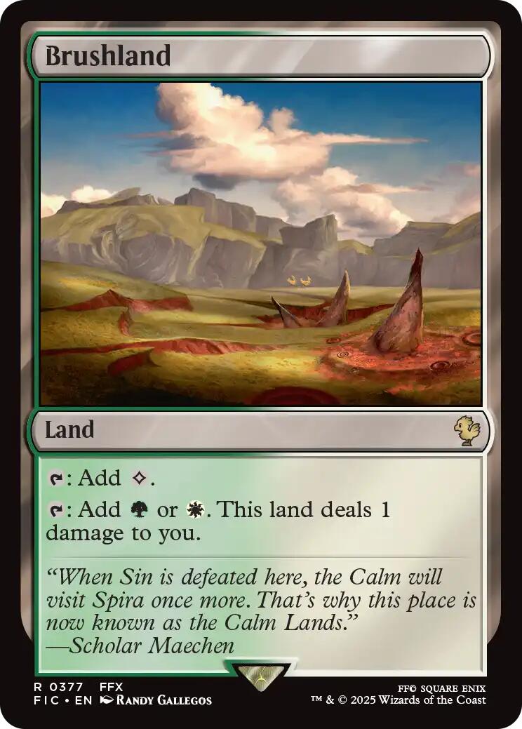 Brushland (Surge Foil) [FINAL FANTASY Commander] | Spectrum Games